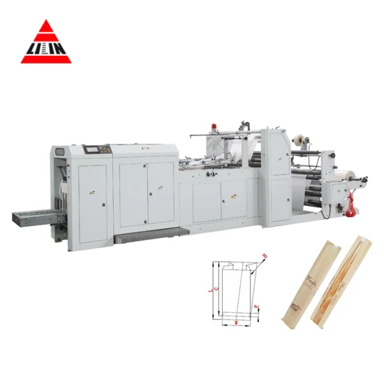 Lsd-700+Lst-41100r impression flexographique automatique à grande vitesse sac en papier kraft Making Machine avec CE