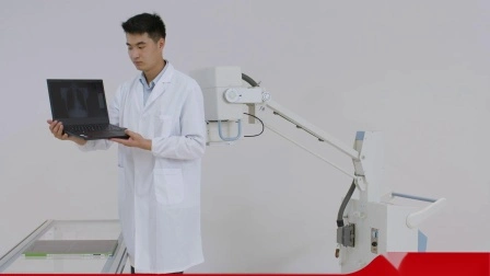 Machine à rayons X mobile portable Xrxmd100 de matériel médical